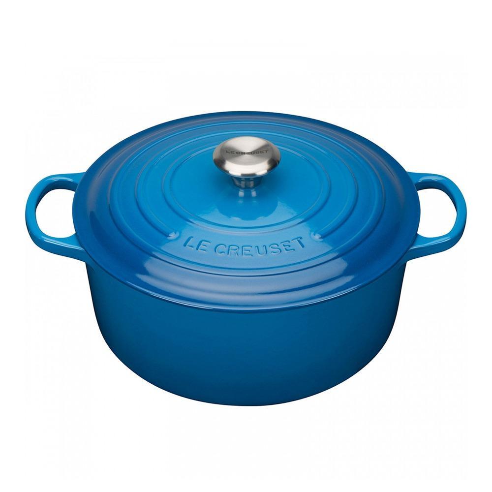 Кастрюля чугунная 26 см 5,3 л Le Creuset Signature марсель - 1 фото