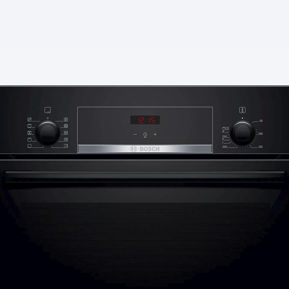 Встраиваемый электрический духовой шкаф bosch hij517yb0r black