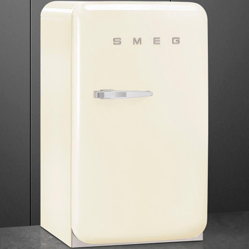 Холодильник однокамерный 96х55 см Smeg 50's Style FAB10LCR5 кремовый - 2 фото