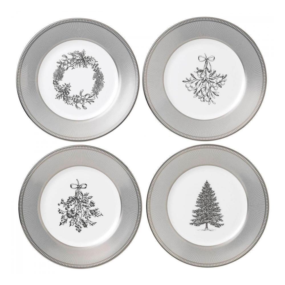 Набор тарелок Wedgwood Winter White 4 пр - 1 фото