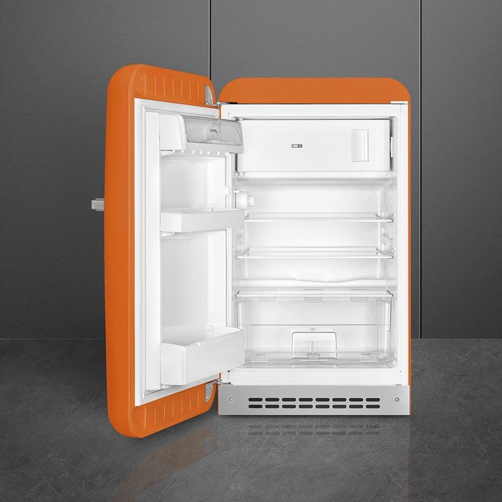 Холодильник однокамерный 96х54 см Smeg 50’s Style FAB10LOR5 оранжевый - 2 фото