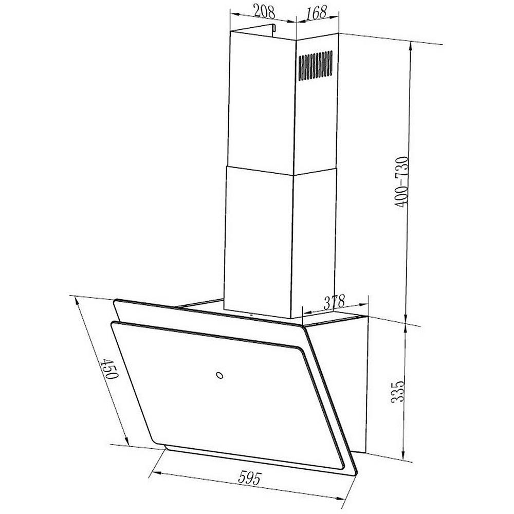 Вытяжка Maunfeld Grammy 60 Glass Black