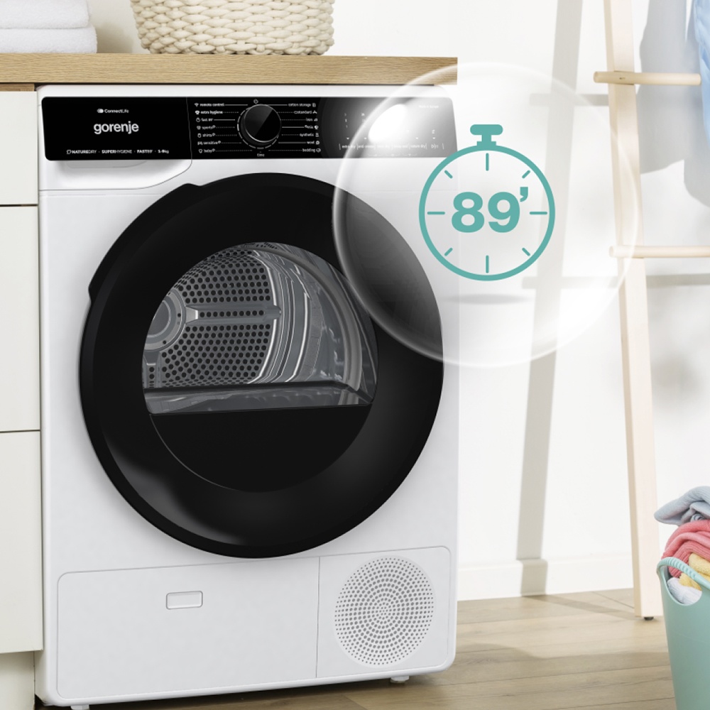 Сушильная машина 60 см на 8 кг GORENJE Advanced DPNA82 белая в Москве,  купить за 78990 руб. (арт: 211389) — интернет-магазин КитченТайм