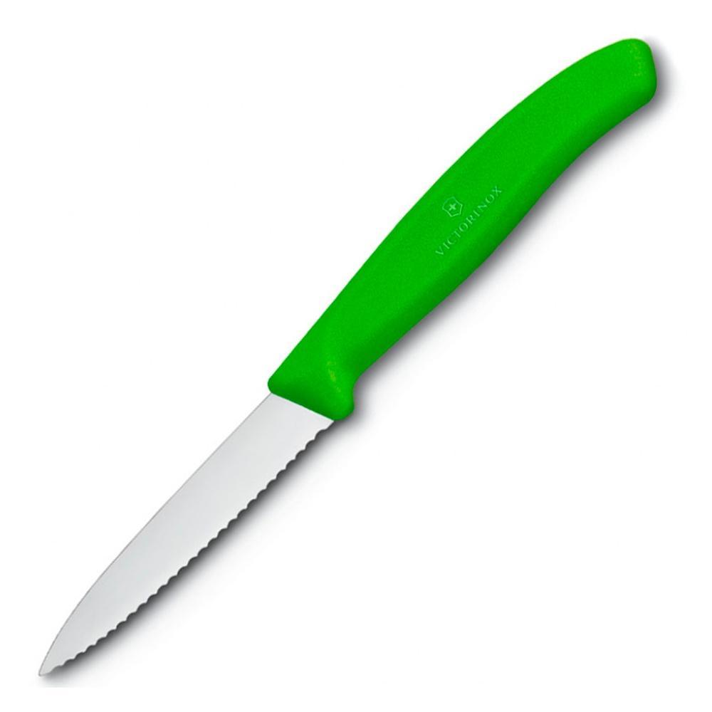 Нож для очистки овощей 8 см Victorinox Swiss Classic зеленый - 1 фото