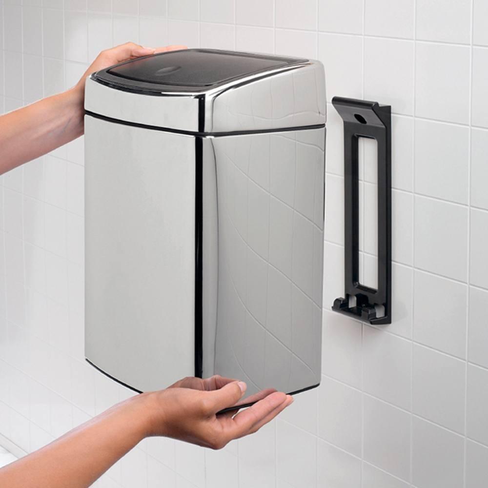 Мусорное ведро. Ведро Brabantia Touch bin, 10 л. Ведро 10 л Brabantia Touch bin 477201. Мусорное ведро Brabantia, 10 л. Brabantia мусорное ведро.