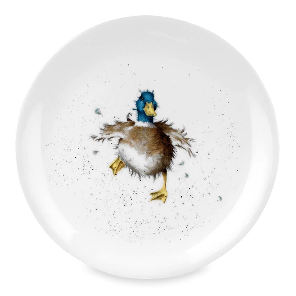 Тарелка закусочная Утка 20 см Royal Worcester Забавная фауна - 1 фото