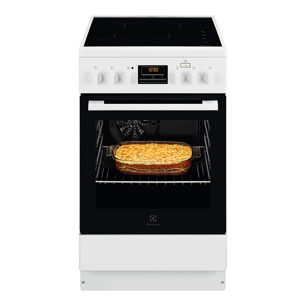 Электрическая плита 50х60 см Electrolux RKI560200W белая в Москве ...