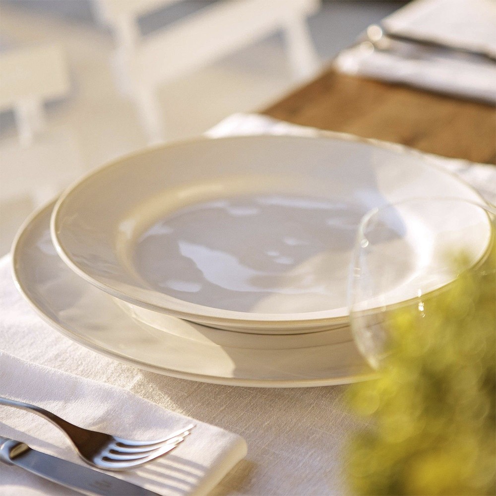 Costa nova white. Белая тарелка. White dinner Plate.