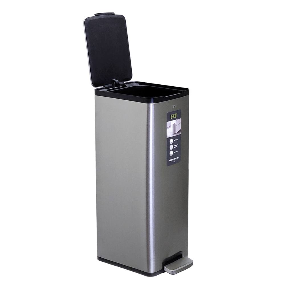 Ведро для мусора 30 л Eko Edison Step Bin стальное в Москве, купить за  10990 руб. (арт: 211680) — интернет-магазин КитченТайм