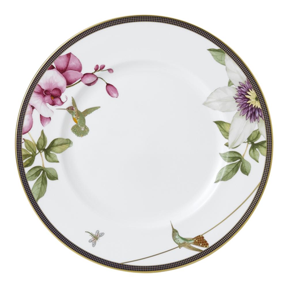 Тарелка обеденная 27 см Wedgwood Hummingbird белая - 1 фото