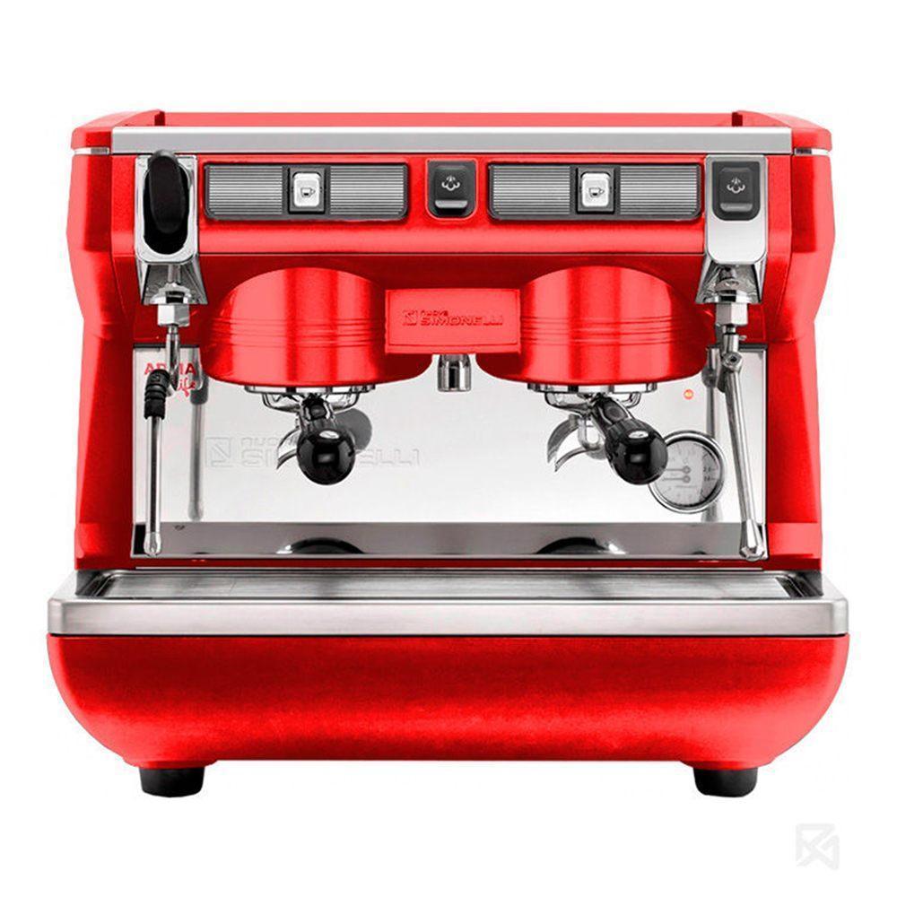 Кофемашина рожковая 7,5 л Nuova Simonelli Appia Life Standart Compact 2 Gr  S красная