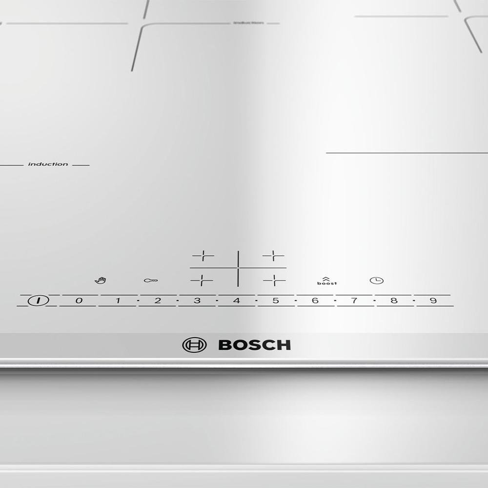 Индукционная варочная панель 61х53 см Bosch Serie | 6 PIF672FB1E белая ...