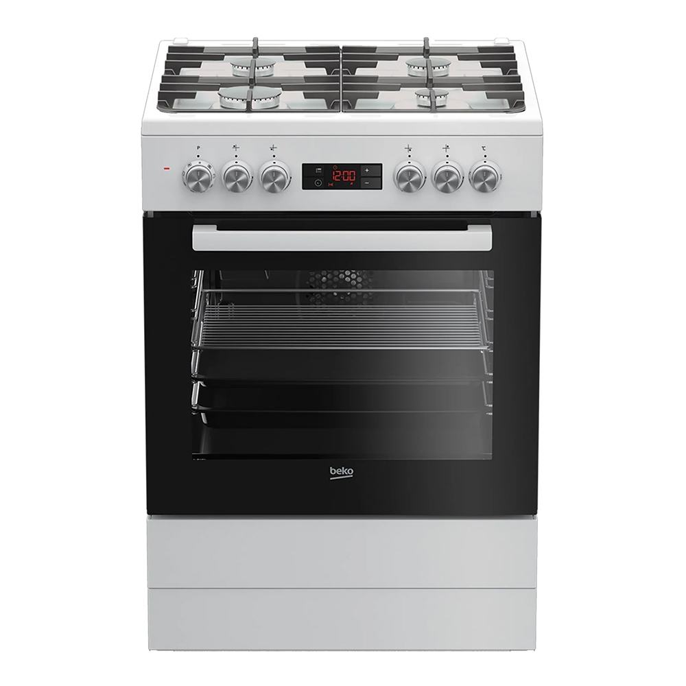 Газовая плита 60х60 см Beko FSM62330DWT белая в Москве, купить за 53990 ...