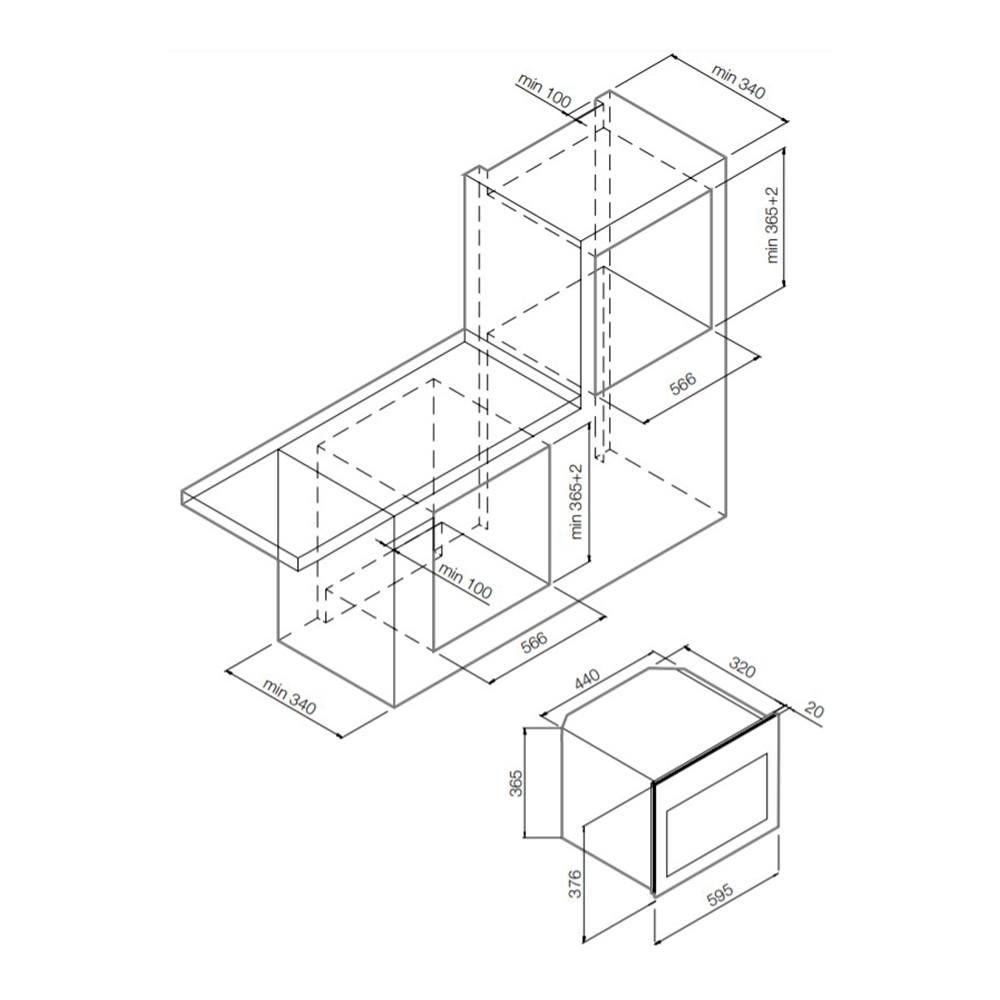 Korting kmi 825 tgn схема встройки