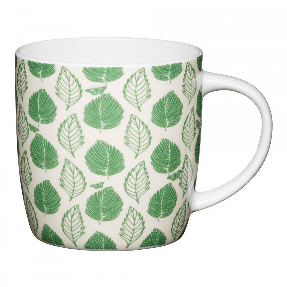 Кружка Green Leaf 425 мл Kitchen Craft KitchenCraft Barrel Mugs - 1 фото