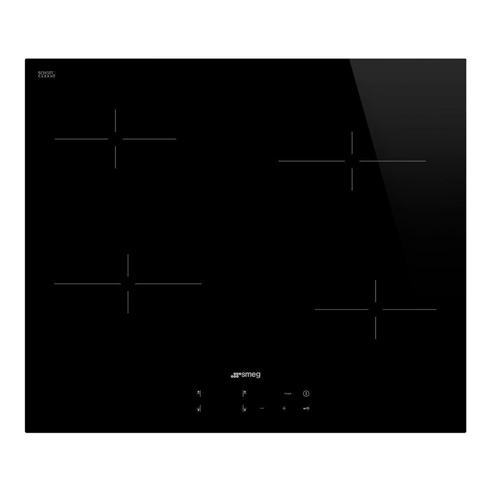 Варочная панель 60 см Smeg SE264TD1 черная - 4 фото