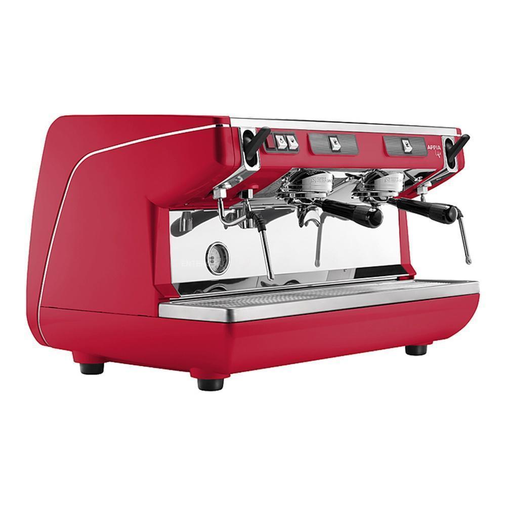 Кофемашина рожковая 11 л Nuova Simonelli Appia Life Standart 2 Gr S красная - 1 фото