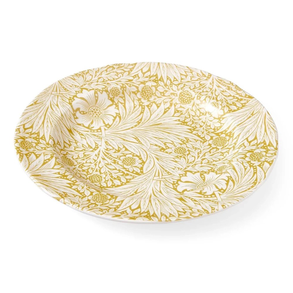 Тарелка обеденная 23 см Spode Morris & Co желтая - 1 фото
