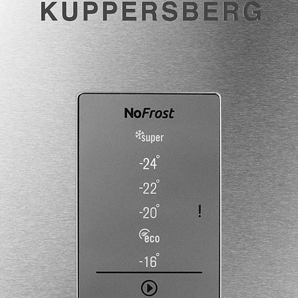 Морозильная камера 186х60 см Kuppersberg NFS 186 X нержавеющая сталь - 6 фото