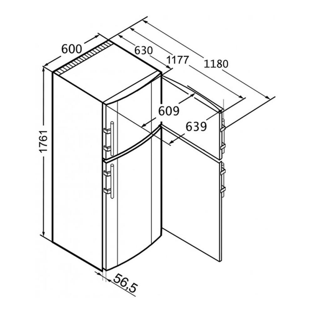 Глубина двухдверного холодильника. Холодильник Liebherr CT 3306. Холодильник Liebherr CTPESF 3016. Liebherr CTP 3316-23 001. Высота холодильника стандартная двухдверного Индезит.