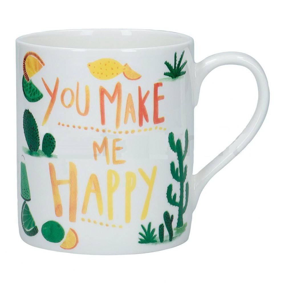 Кружка You make me happy 330 мл Kitchen Craft Can Mugs - 1 фото