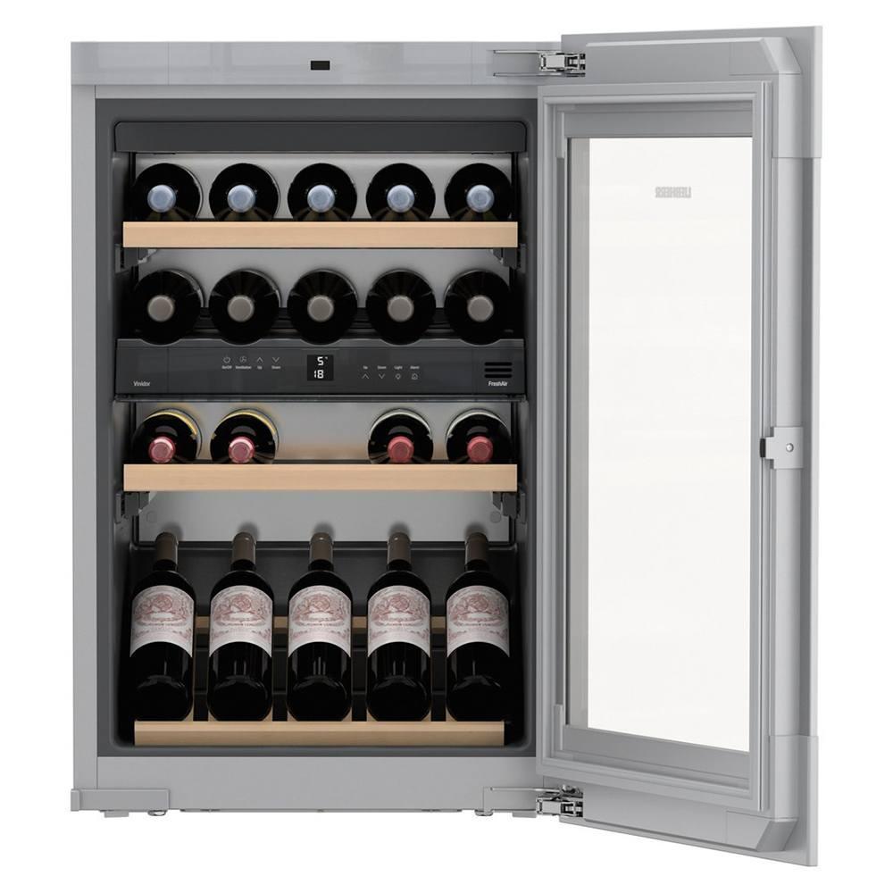 Встраиваемый винный шкаф на 33 бутылок Liebherr Vinidor EWTdf 1683 черный - 3 фото