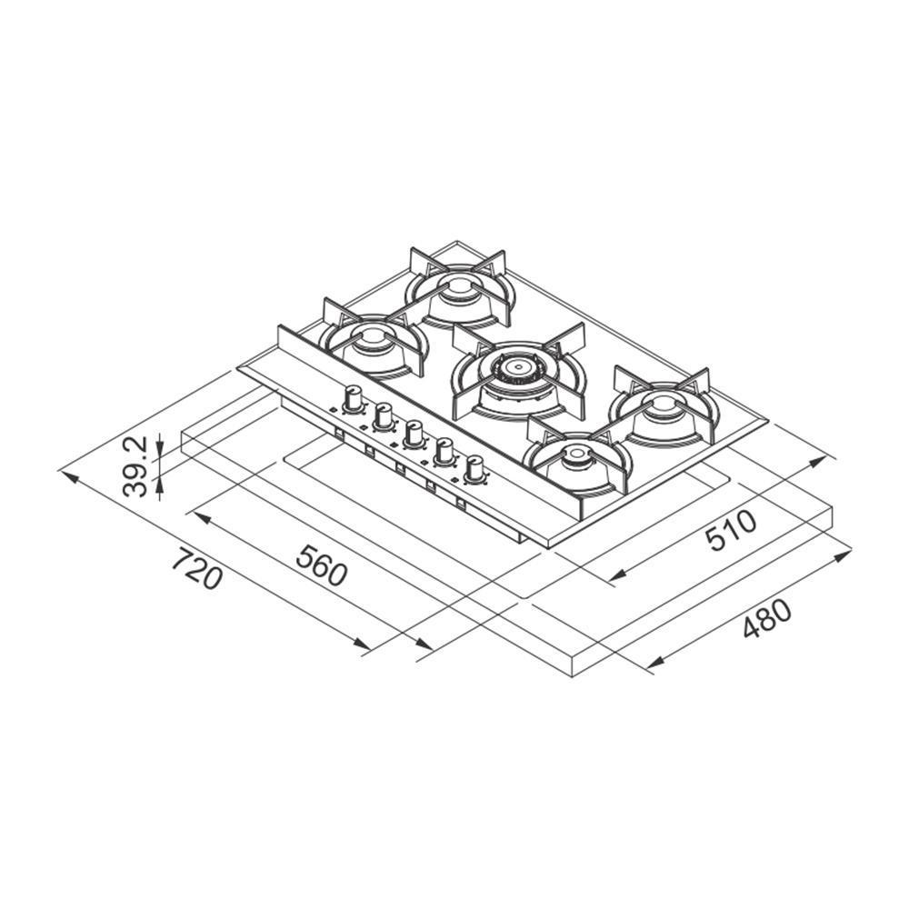 Размеры газовых конфорок. Франке варочная панель газовая. Варочная панель газовая габариты. Варочная панель газовая Размеры. Размеры варочной панели на 4 конфорки газовая.