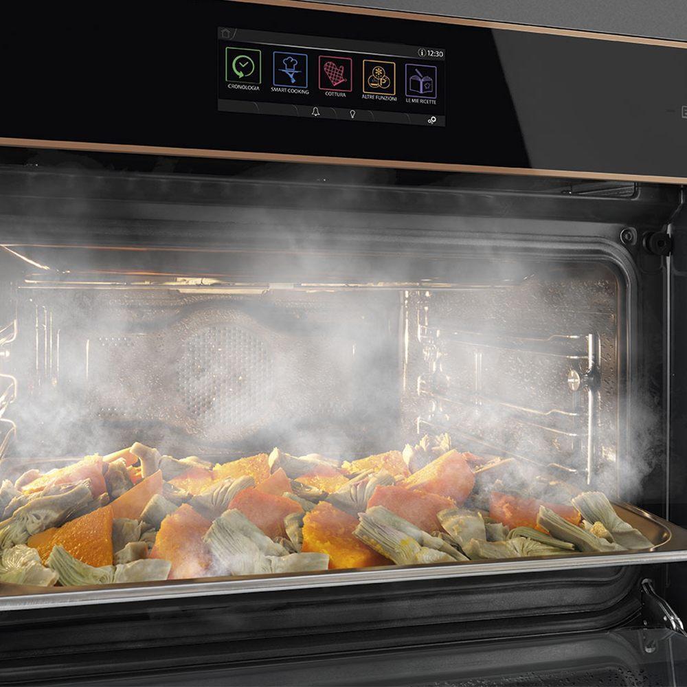 Комбинированный духовой шкаф Smeg Dolce Stil Novo SF4606WVCPNX в Москве ...