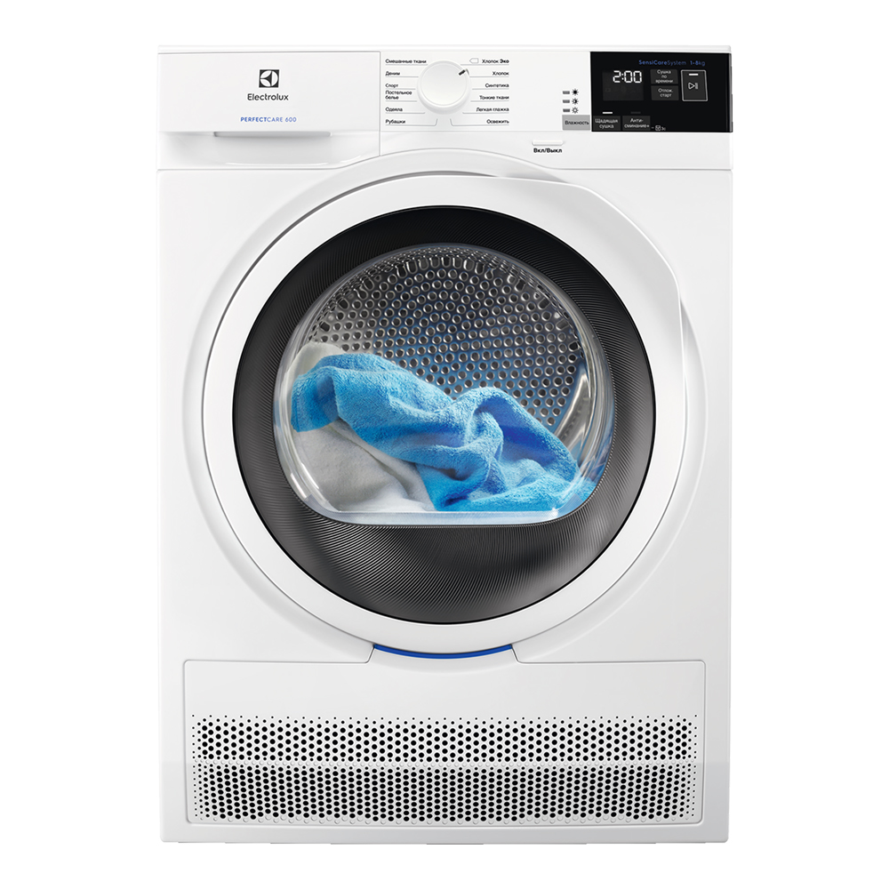 Сушильная машина 59,6х63 см Electrolux PerfectCare 600 EW6CR428W белая