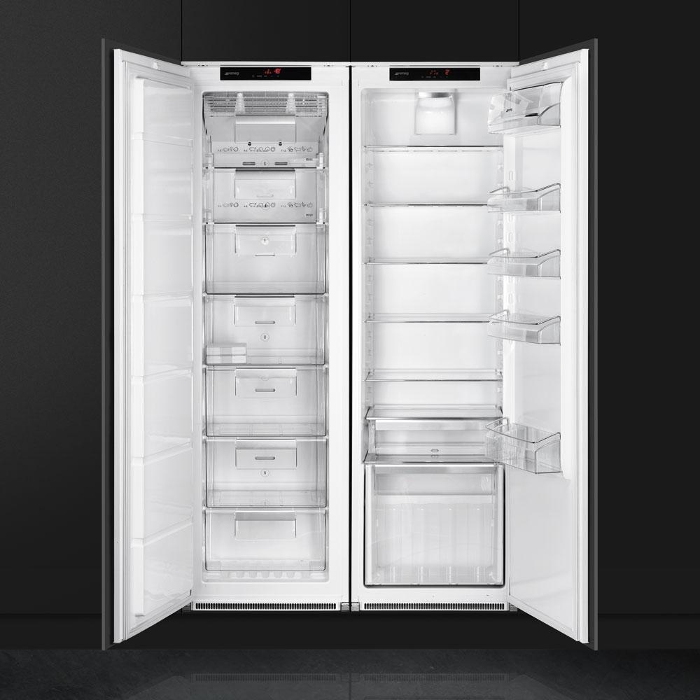 Встраиваемый холодильник однокамерный 177х54 см Smeg S8L1743E - 1 фото