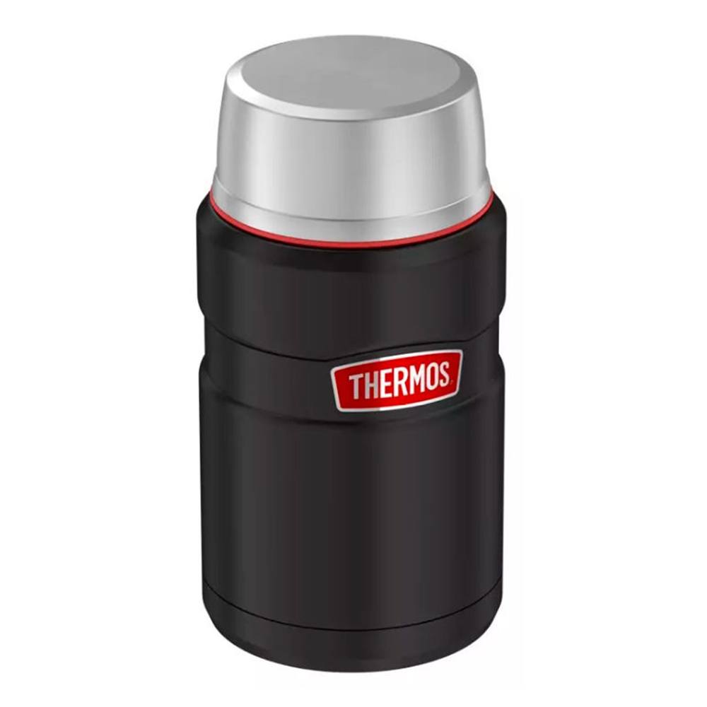 Термос для еды с ложкой 9х18,3 см 0,71 л Thermos King черный в Москве,  купить за 4500 руб. (арт: 185062) — интернет-магазин КитченТайм