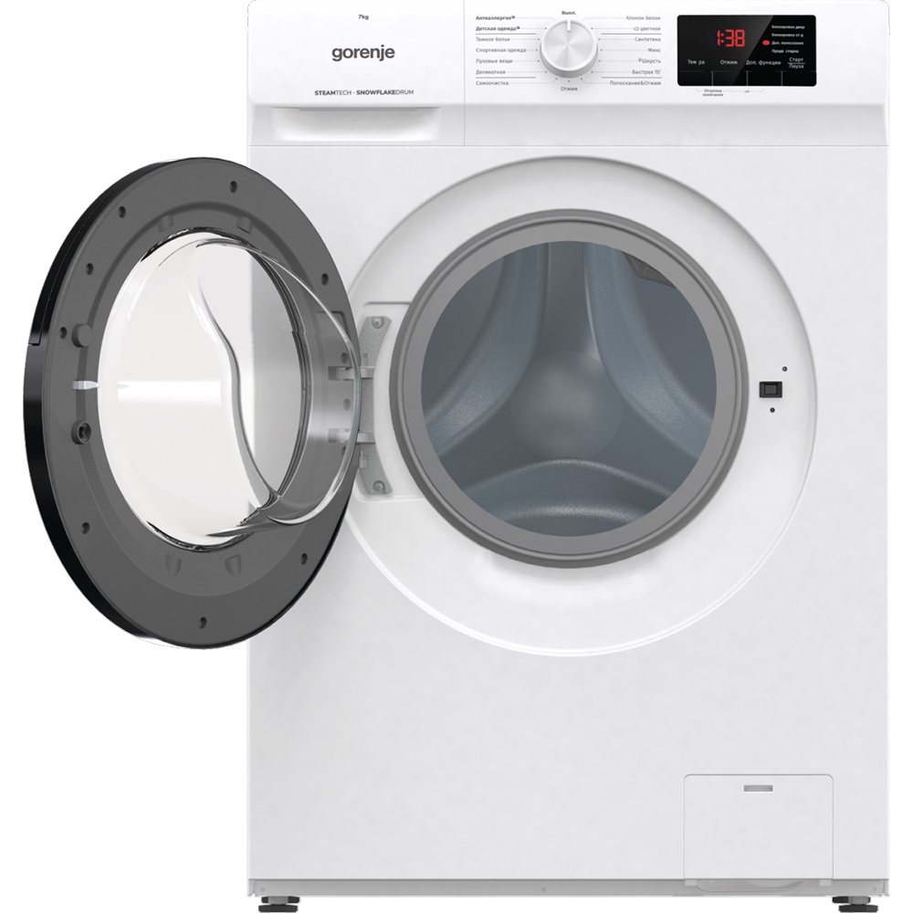 Стиральная машина 59,5 см на 7 кг Gorenje W1HE72SFS белая в Москве, купить  за 40490 руб. (арт: 211388) — интернет-магазин КитченТайм