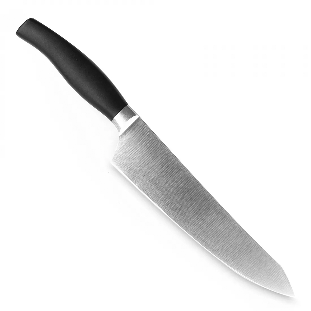Нож кухонный поварской 20 см ARCOS Clara черный - 2 фото