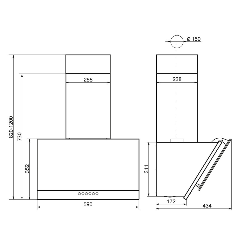 Вытяжка elikor s4 700