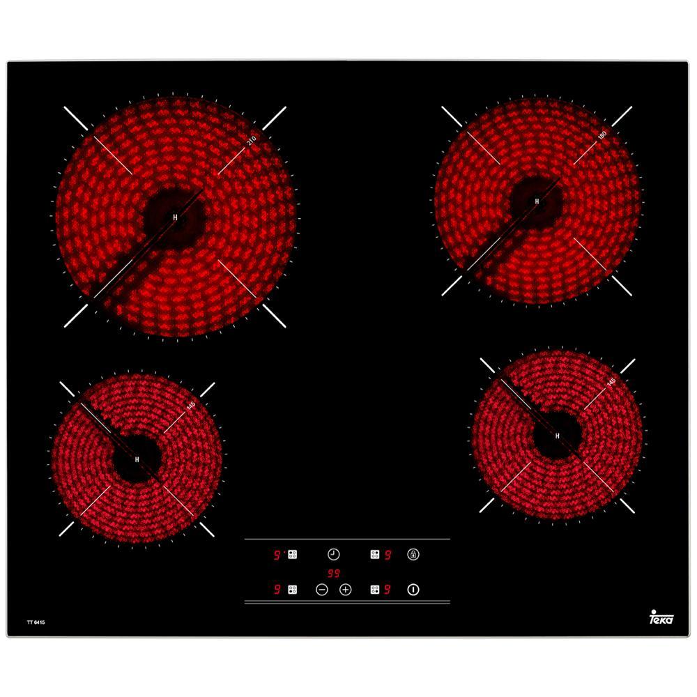 Электрическая варочная панель 61х52 см Teka Easy TT 6415 черная - 1 фото