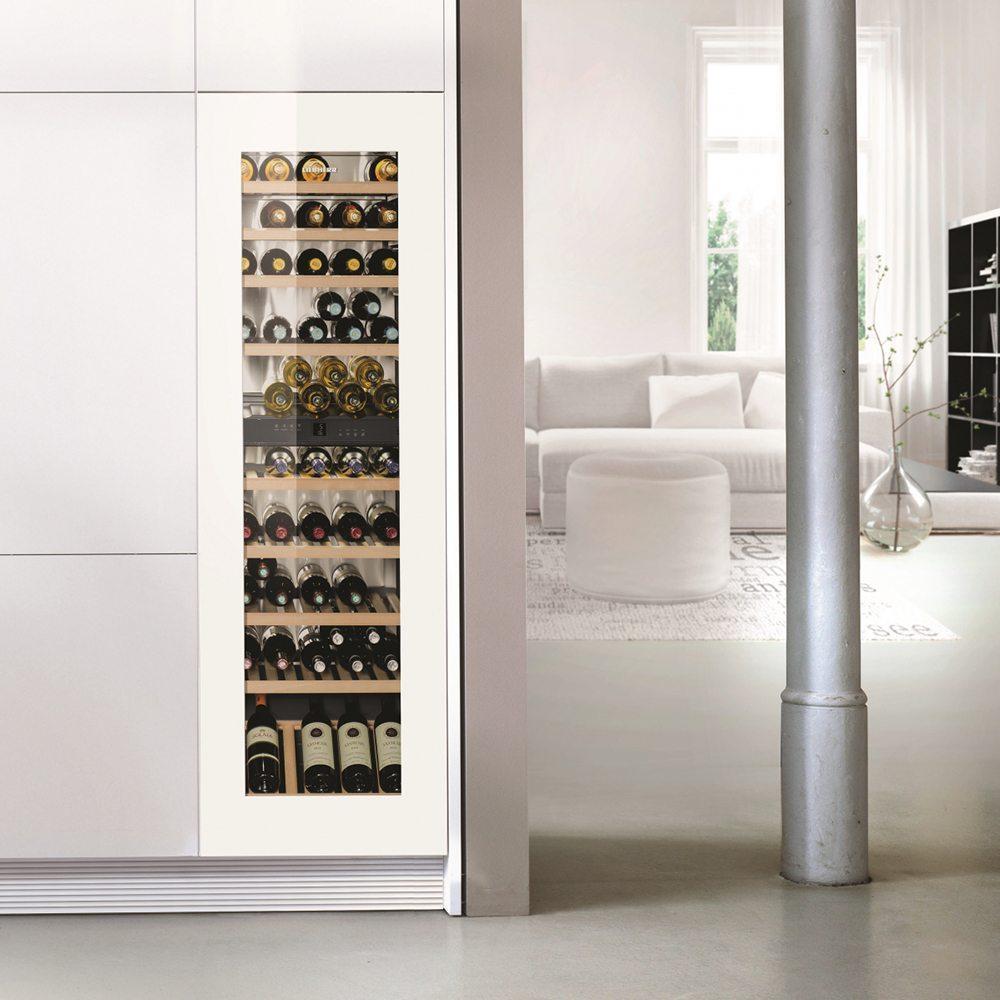 Встраиваемый винный шкаф на 83 бутылок Liebherr Vinidor EWTgw 3583 белый - 11 фото