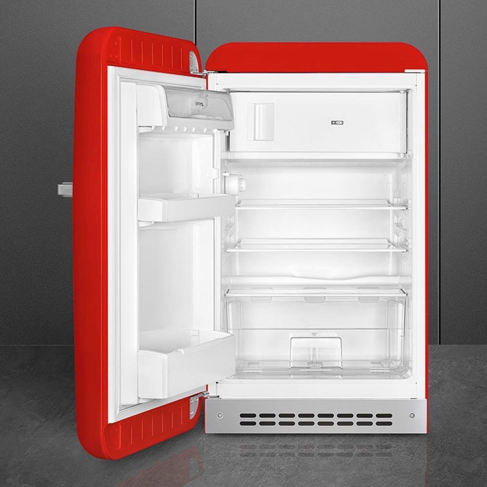 Холодильник однокамерный 96х55 см Smeg 50's Style FAB10LRD5 красный - 2 фото