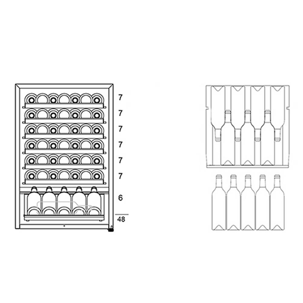 Чертеж винного шкафа